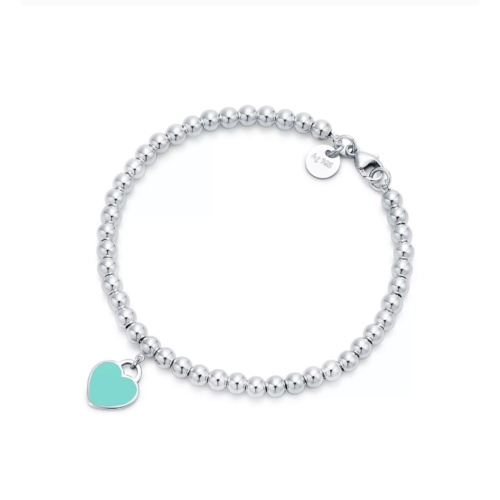 Return to Tiffany blue heart bracelet size S